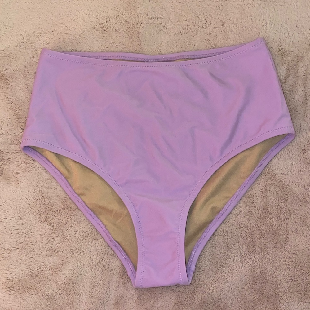 High waisted swimsuit bottoms